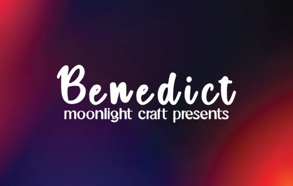 Benedict Font for Editorial Design and Creative Projects