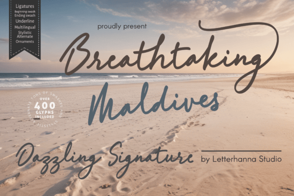 Breathtaking Maldives Font Review