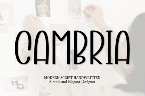 Cambria: A Handwritten Script for Digital Branding