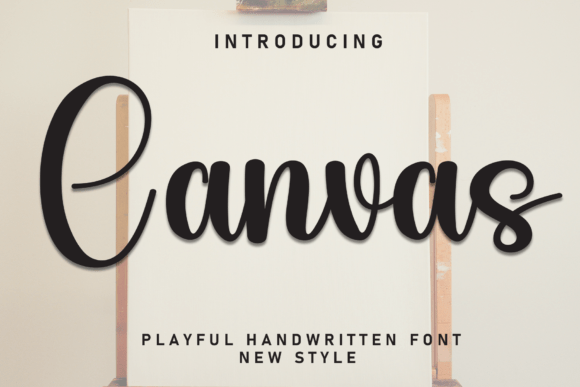 Canvas: The Perfect Handwritten Typeface for Your Craft Shop