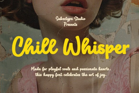 Chill Whisper Font for Editorial Design