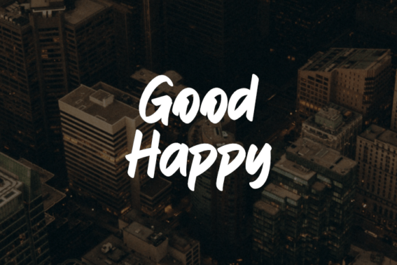 Good Happy Font for Business Branding