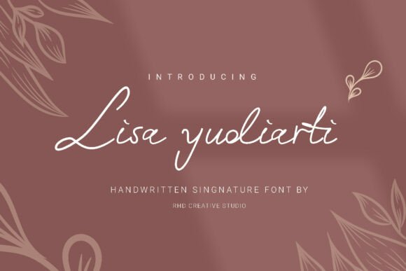 Lisa Yudiarti: A Delicate Handwritten Font for Modern Branding