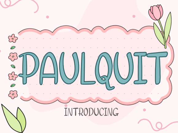Paulquit: A Handwritten Font for Creative Web Design