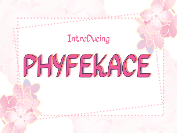 Phyfekace Font for Web Design and Branding