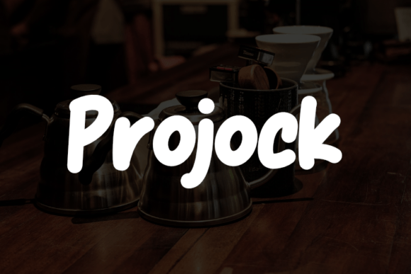 Projock: A Modern Typeface for Editorial Design
