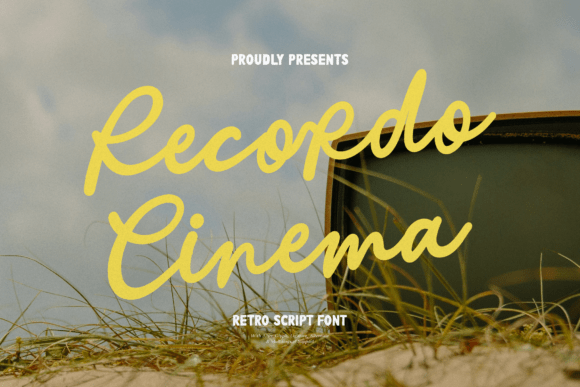 Recordo Cinema Font for Handmade Creations
