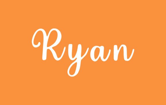 Ryan: The Handwritten Typeface That Elevates Editorial Design