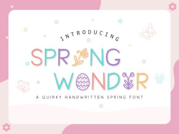 Spring Wonder Font for Business Branding
