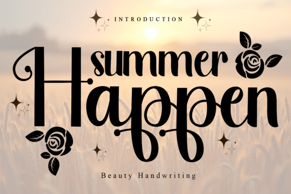 Summer Happen Font Review: A Sophisticated Script for Branding