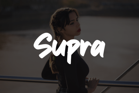 Supra: The Dynamic Script Font That Elevates Handmade Branding